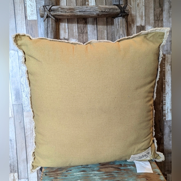 Primitives by Kathy Canvas Distressed Stuffed Pillow "There's No Place Like Home - Picture 3 of 9